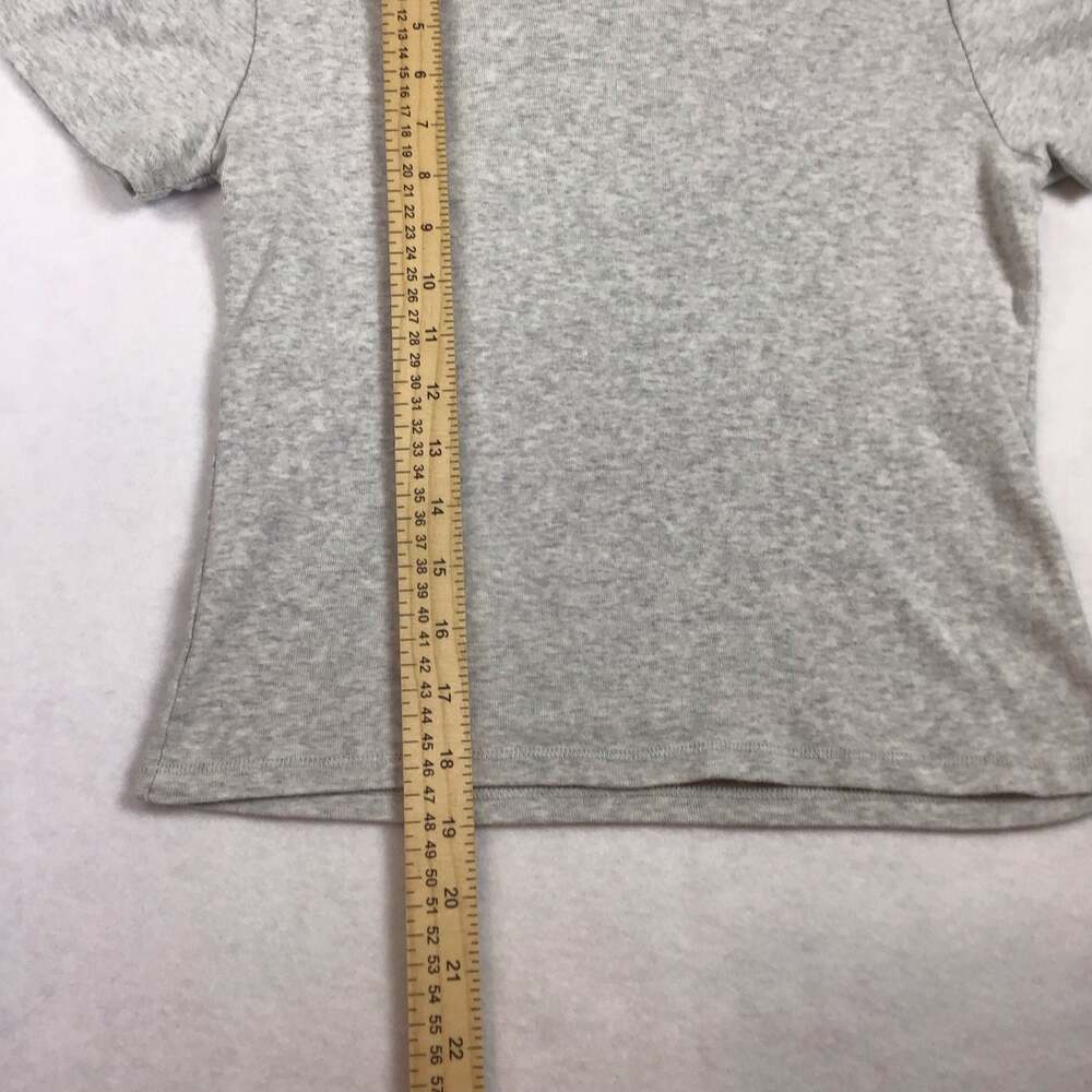John Galt California Grey Marl Cotton Crewneck Short Sleeve T-Shirt - Picture 3 of 8
